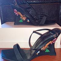 Mario Bologna sandalo con zeppa