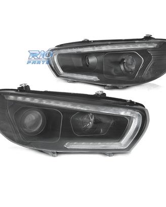 FARI XENON VOLKSWAGEN VW SCIROCCO 08-14 LED NERI