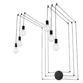 Lampadario Moderno "Habitat 6xE27" di  LUCE AMBIEN
