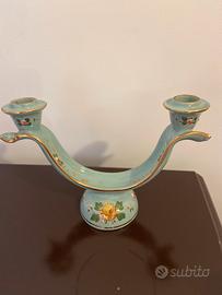 Portacandele ceramica Deruta
