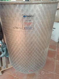 Fusto in acciaio inox per olio di oliva