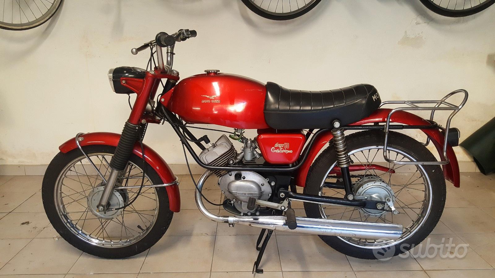 Motorbike Moto Guzzi Dingo 50 Gt Gran Turismo Motorino Moto Guzzi