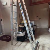 Scala alluminio 3x 10 scalini