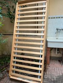 Letto singolo legno massello