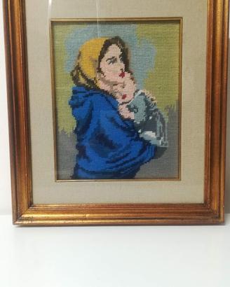 Quadro punto in croce