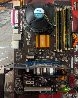 CPU Intel Quad Core + Scheda Madre Asus + 8Gb RAM
