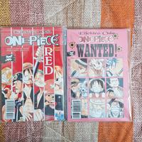 Manga One Piece Wanted e Red rari prima edizione