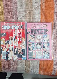 Manga One Piece Wanted e Red rari prima edizione