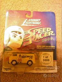 Cartoni animati go mach 5 auto no polistil vintage