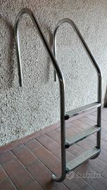 scala inox per piscina