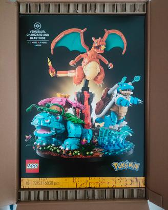 LEGO POKÉMON set Charizard, Venusar, Blastoise 