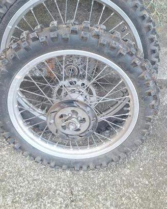 Cerchi completi Beta RR 50 Enduro 21 - 18
