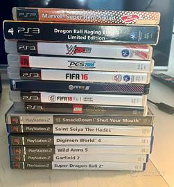 Lotto videogiochi PS2, PS3 e PSP