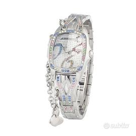 Orologio Chronotech acciaio donna con ciondoli