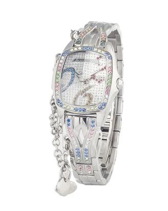 Orologio Chronotech acciaio donna con ciondoli