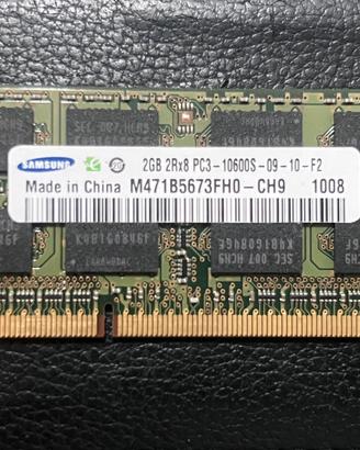 Ram Samsung 2GB 2Rx8 PC3 - 10600S