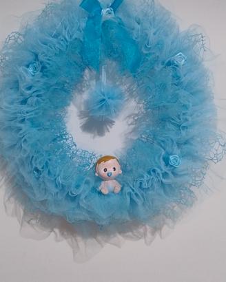 coccarda/fiocco nascita neonato 