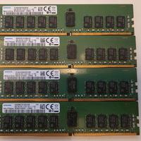 4 x Samsung 8GB DDR4 ECC RAM Moduli