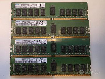 4 x Samsung 8GB DDR4 ECC RAM Moduli