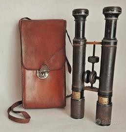 Raro Moreau teigne Paris 1860 * binocolo militare 