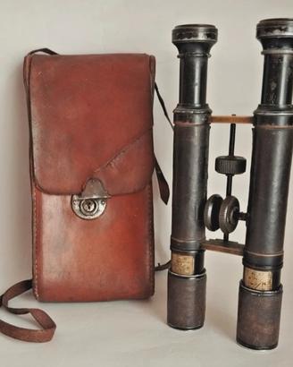 Raro Moreau teigne Paris 1860 * binocolo militare 