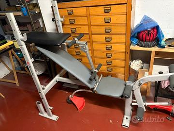 Panca pesi ed addominali