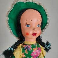 bambola di pezza anni '60 vintage 