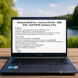 Notebook ASUS Pro Intel Core i7 8ª Gen - 16GB