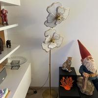 Lampada da terra vintage con pistilli