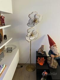 Lampada da terra vintage con pistilli