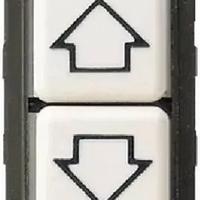 Pulsante doppio 10A serrande Bticino Magic 5055/1