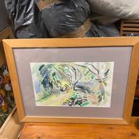 Quadro ad acquerello d autore
