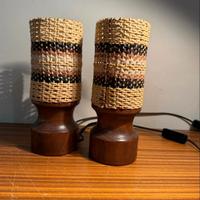Coppia lampade vintage anni '70