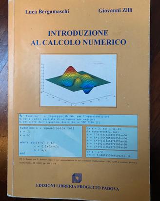 Introduzione al calcolo numerico Bergamaschi Zilli
