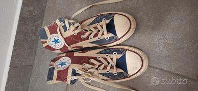 Converse All Star bandiera america,alte, numero 39