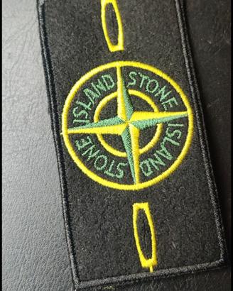 Toppa Patch Stone Island oro + 2 bottoni