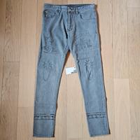Jeans grigi Moschino con stampe uomo (tg. 46)