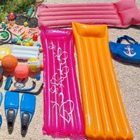 giochi da spiaggia, pallone da basket e da volley