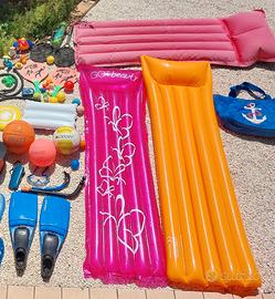 giochi da spiaggia, pallone da basket e da volley