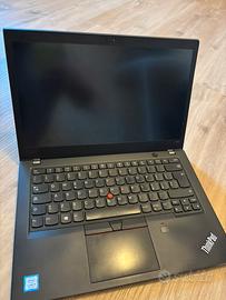Thinkpad T480s 14” 12GB RAM 256GB Nvme