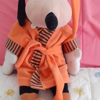 Peluche pippo con vestaglia