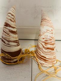 Coppia di corne decorativo