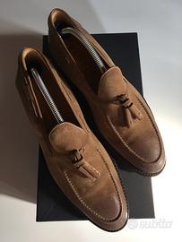 Mocassini col. sabbia fatti a mano