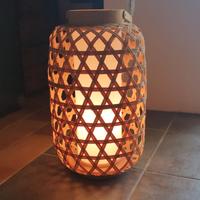 lampada in bamboo