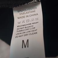 Tubino nero in ecopelle, tg M, mini