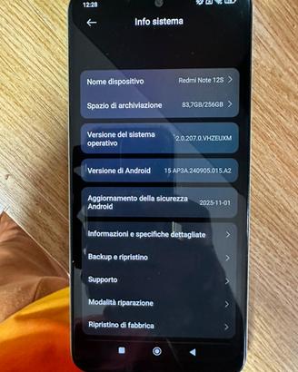 Red mi note 12 S 256gb