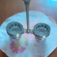 Centro tavolo,multiuso,a motivo floreale,come nuov