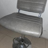 X4 SGABELLI CON SALISCENDI GRIGI