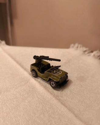 Modellino auto Hot Heels Gunslinger Jeep Militare
