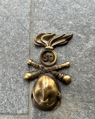 Fregio crest 59 rgt artiglieria sommeggiata